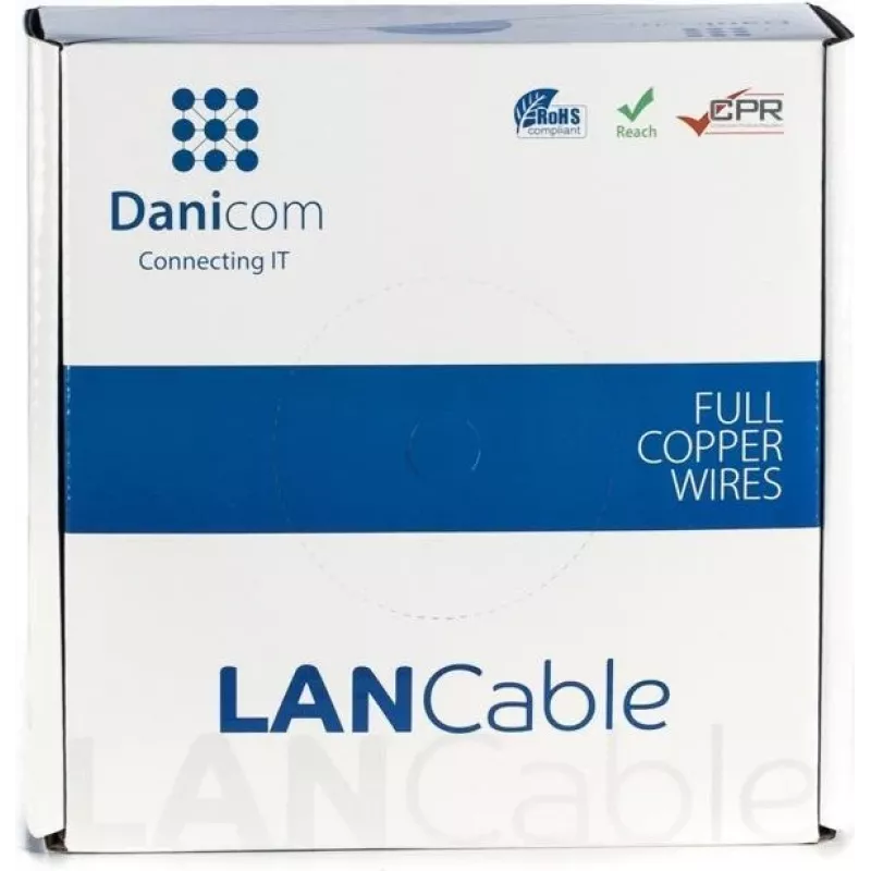 DSIT DANICOM CAT6 UTP 50m PVC (Fca) tinklo instaliacinis kabelis
