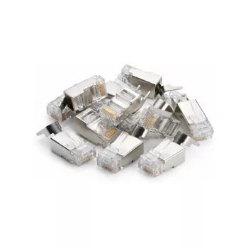 DSIT SFTP RJ45 CAT6a tinklo jungtis kietiems laidams - 10 vnt.
