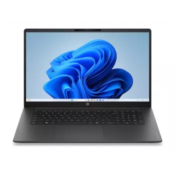 HP OmniBook 3 17,3 colio HD+ nešiojamas kompiuteris - AMD Ryzen 3 7320U, 8GB LPDDR5, 256GB PCIe NVMe SSD, AMD Radeon 610M grafika, Windows 11 Home, juodas