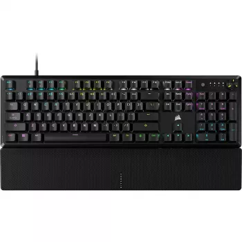 Corsair K70 Core mechaninė žaidimų klaviatūra - MLX Red jungikliai, RGB foninis apšvietimas, aliuminio rėmas, laidinė
