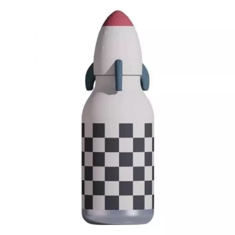Asobu Bestie Rocket 460 ml vaikiškas termosas iš nerūdijančio plieno su nesandariu snapeliu ir nešimo rankena