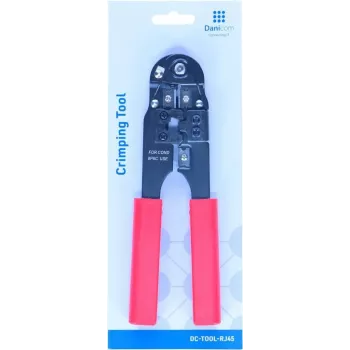 DSIT DC-TOOL-RJ45 RJ45 presavimo įrankis su kabelio pjaustytuvu ir vielos nuėmikliu