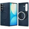 Spigen AirSkin Aramid MagSafe dėklas, skirtas Samsung Galaxy Z Fold 8 Ultra – tamsiai mėlynas