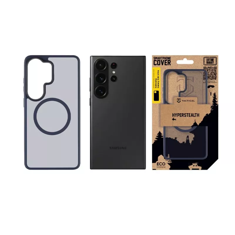 Tactical galinis dangtelis MagForce Hyperstealth Galaxy S26 Ultra tamsiai mėlynas