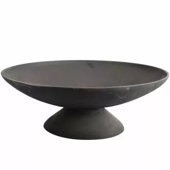 Fire Bowl L ketaus lauko ugniavietė, 60 cm skersmens, medienai ir anglims, juoda
