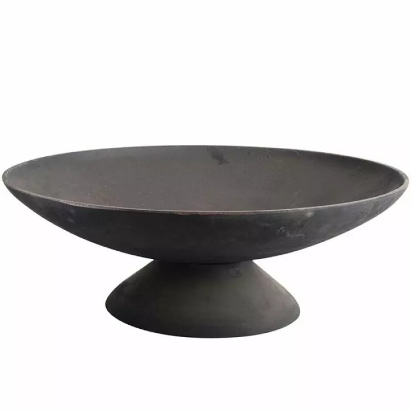 Fire Bowl L ketaus lauko ugniavietė, 60 cm skersmens, medienai ir anglims, juoda