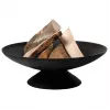 Fire Bowl L ketaus lauko ugniavietė, 60 cm skersmens, medienai ir anglims, juoda