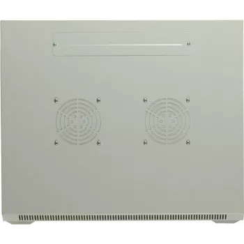DSIT 15U sieninis serverių stovas su stiklo durimis, baltas, 600x600x770 mm