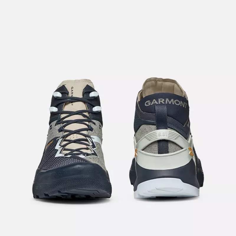 Garmont 9.81 Onyx Mid GTX vyriški vandeniui atsparūs žygio batai - Nights Blue/Plein Blue, 45 dydis