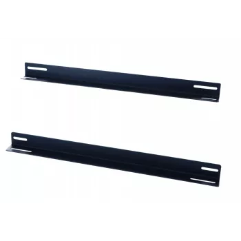 DSIT 19 inch tvirtinimo bėgiai 600 mm gylio sieninėms spintoms – cinkuotas plienas, 1 pora