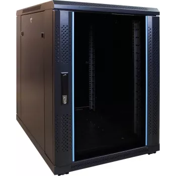 DSIT DS6615-MINI 15U 600x600 mm sieninis serverio spintelė su stiklo durimis