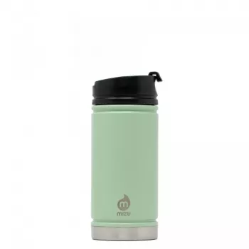 Mizu V5 450 ml kavos dangteliu Sea Glass vakuuminis nerūdijančio plieno gertuvės puodelis