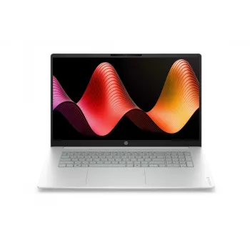 HP OmniBook 3 17-dg0452ngx 17,3 colio Full HD nešiojamasis kompiuteris - Intel Core 5 225U, 8GB RAM, 512GB SSD, be OS, vokiška klaviatūra, juodas