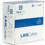 DSIT DANICOM CAT6A UTP 100 m lauko kabelis, vientisas laidininkas, PE apvalkalas, Fca CPR klasė, 10GBase-T, 500MHz, atsparus UV spinduliams