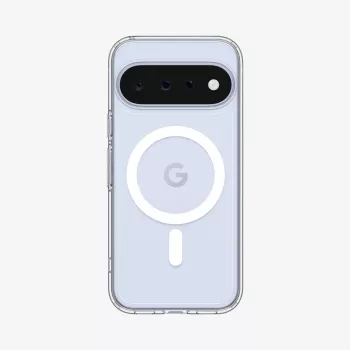 SPIGEN Ultra Hybrid Mag MagSafe dėklas, skirtas Google Pixel 11 - permatomas/baltas