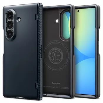 SPIGEN Slim Armor Pro MagSafe dėklas, skirtas Samsung Galaxy Z Fold 8 Ultra - Metal Slate
