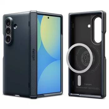 SPIGEN Slim Armor Pro MagSafe dėklas, skirtas Samsung Galaxy Z Fold 8 Ultra - Metal Slate