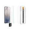 Spigen Glas.tR EZ Fit Pro AC 2 vnt. grūdinto stiklo apsauga Samsung Galaxy S26 FE - skaidri, 9H kietumas, automatinio lygiavimo padėklas