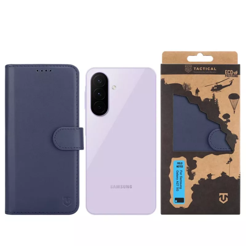 Tactical Book Cover Field Notes Galaxy A27 5G mėlynas