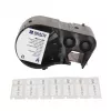 BRADY BMP51/BMP53/M511 FreezerBondz etiketės - 25,40 mm x 12,70 mm, baltos, matinės, nuolatiniai akriliniai klijai, 2500 etikečių/ritinyje (B-490)