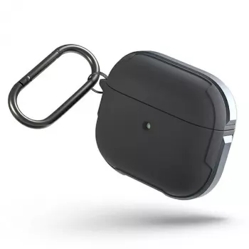 UNIQ Valencia antibakterinis dėklas, skirtas AirPods 3 kartos, pilkas