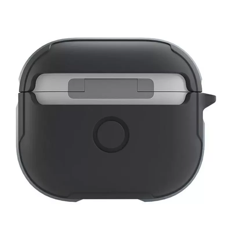 UNIQ Valencia antibakterinis dėklas, skirtas AirPods 3 kartos, pilkas