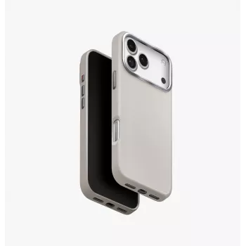 UNIQ Lyden MagClick įkrovimo dėklas, skirtas iPhone 17 Pro Max – molio spalvos