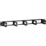 DS-IT 19 inch kabelių tvarkymo plokštė, plastikinė - 1U (DS-1903)