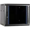 DSIT DS6409 9U sieninis serverio spintos su stiklo durimis, 600x450x500 mm, juoda