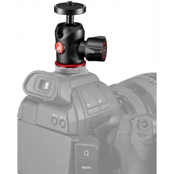 Manfrotto MH492LCD-BH rutulinė galvutė fotoaparato karštajai kurpgelei, juoda