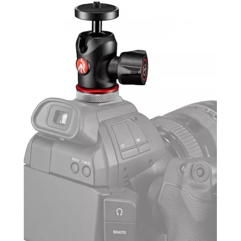 Manfrotto MH492LCD-BH rutulinė galvutė fotoaparato karštajai kurpgelei, juoda