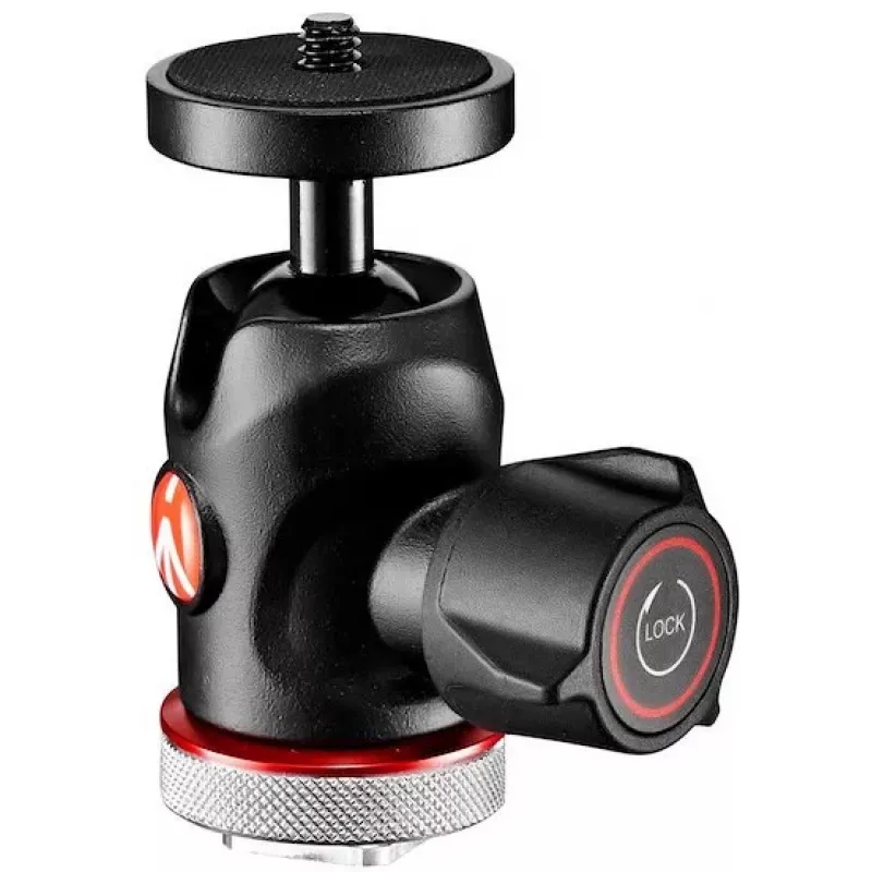 Manfrotto MH492LCD-BH rutulinė galvutė fotoaparato karštajai kurpgelei, juoda