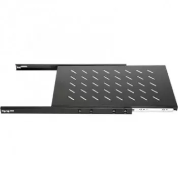 DSIT DS-UH100 ištraukiamoji lentyna 1U 930 mm gylio, 18 kg apkrova, juoda