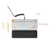 Glorious GMMK Pro 75% paruošta mechaninė klaviatūra, ISO UK išdėstymas, White Ice, Glorious Fox Linear jungikliai