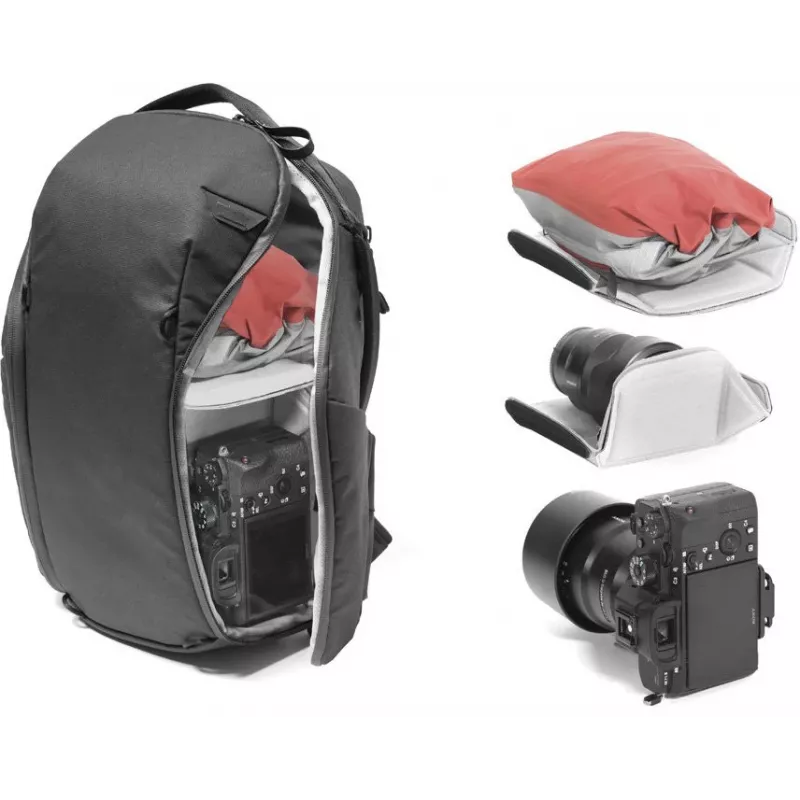 Peak Design Everyday Backpack Zip 15L juoda BEDBZ-15-BK-2