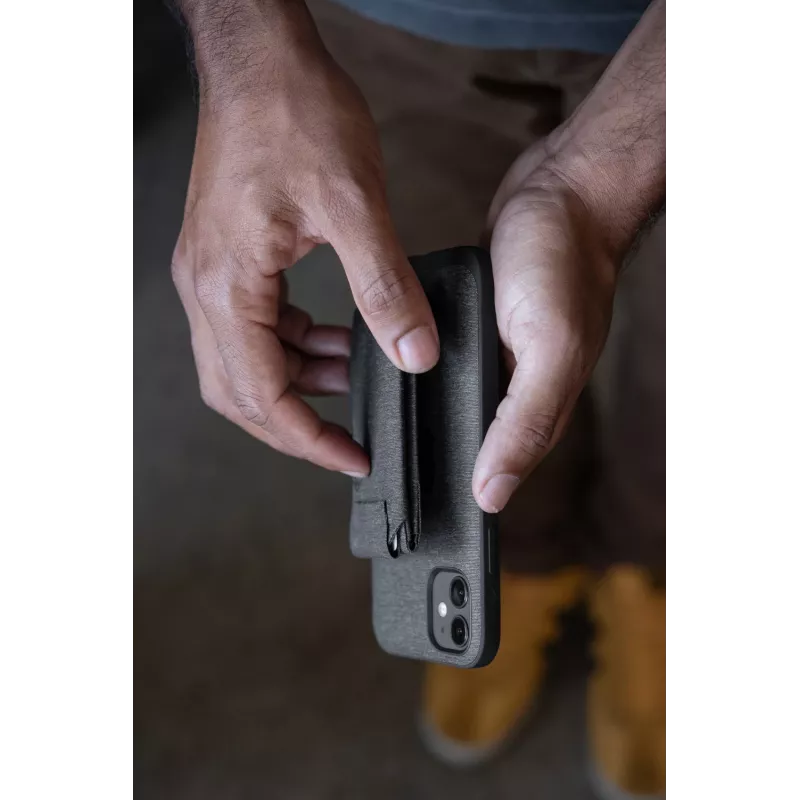 Peak Design Mobile Wallet SlimLink magnetinis kortelių laikiklis su stoveliu, skirtas MagSafe, Adobe Red
