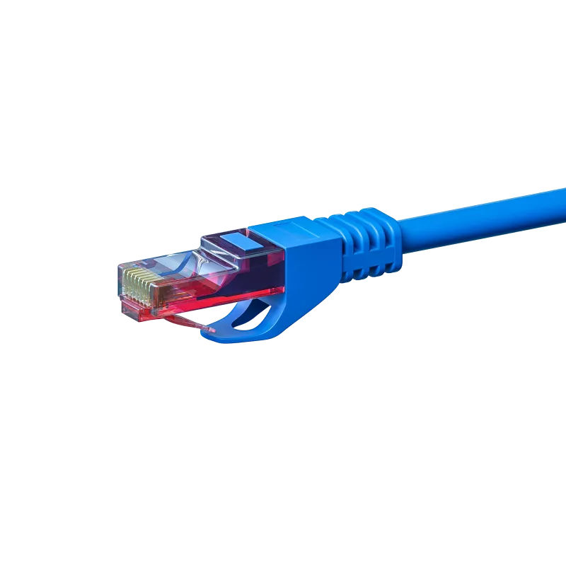 DSIT CAT6 Ethernet Patch Cable 7,5 m mėlynas U/UTP 100% varis RJ45