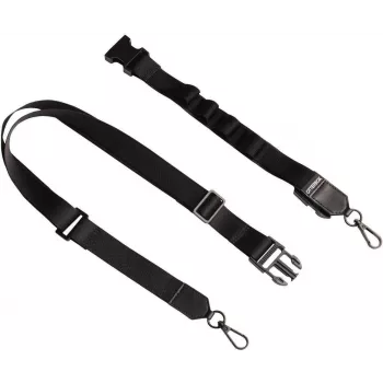 OtterBox 2-in-1 Crossbody dirželis su lanyard tvirtinimu - juodas