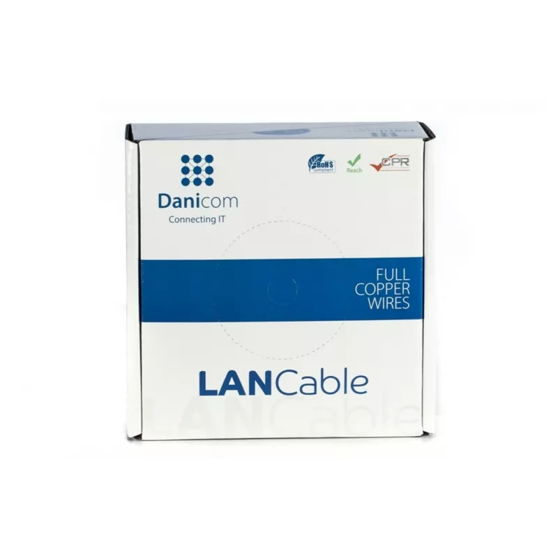 DSIT DANICOM CAT5E FTP 100m lankstus tinklo kabelis PVC (Fca) - DC-FTP5E-100-FCA