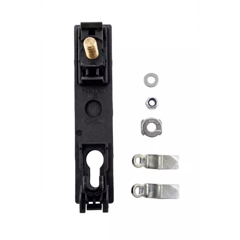 DSIT DS-EUROLOCK Euro profilio pusės cilindro spyna serverių spintoms, nikeliuota, skirtingi raktai, 2 raktai