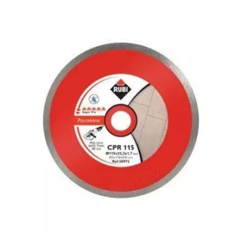 RUBI DIAL DIAM. CPR 115 SUPERPRO ištisinio krašto deimantinis diskas porcelianui ir akmeniui