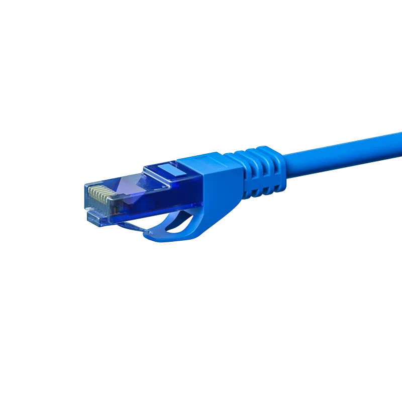 DSIT DC-U6A4-500 UTP Cat6a tinklo kabelis, 100% varis, 50 m, mėlynas