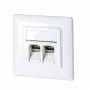 DSIT Keystone Faceplate, balta (DC-Wall-Key-W)