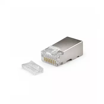 DSIT FTP RJ45 CAT6 tinklo kištukas lanksčioms laidoms - 10 vnt.