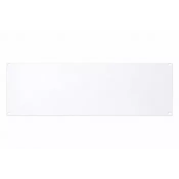DSIT 19 inch 4U tuščias skydelis baltas