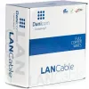 DSIT DANICOM CAT6A UTP 50m lauko kabelis, vientisas laidininkas, PE apvalkalas (Fca) - juodas