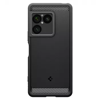 SPIGEN Rugged Armor dėklas, skirtas Sony Xperia 1 V, matinė juoda