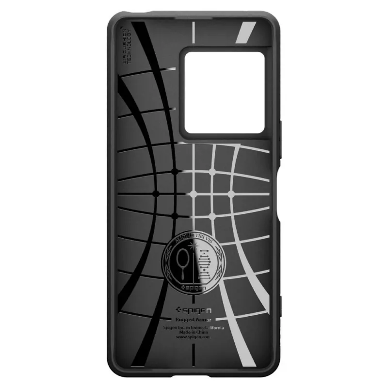Spigen Rugged Armor dėklas, skirtas Sony Xperia 1 VIII, matinis juodas, ACS11315