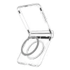 SPIGEN Ultra Hybrid Pro MagSafe Galaxy Z Flip8 permatomas/baltas dėklas