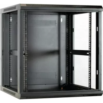 DSIT DS6612 12U sieninis serverio spintelis su stiklo durimis, 600x600x635 mm, juodas